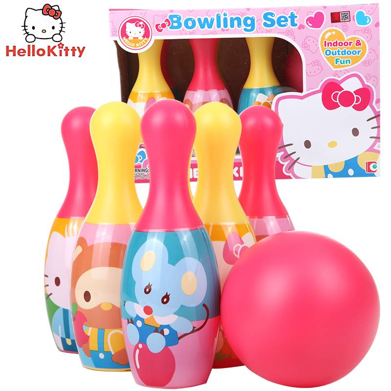 Katie Cat over there bowling